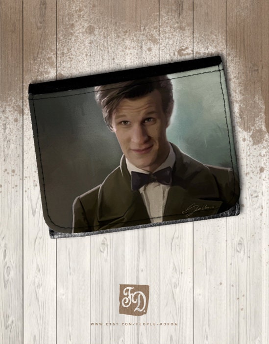 Doctor Who leather wallet , 11th Doctor