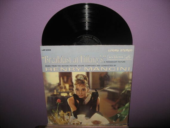 Vinyl Record Album Breakfast at Tiffany's Original Score LP 1961 Henry Mancini Audrey Hepburn Classic