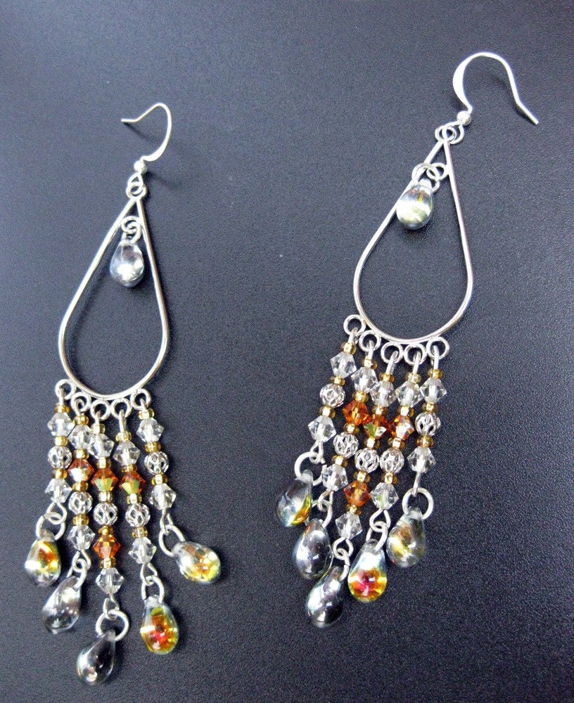 Sunset Swarovski Earrings