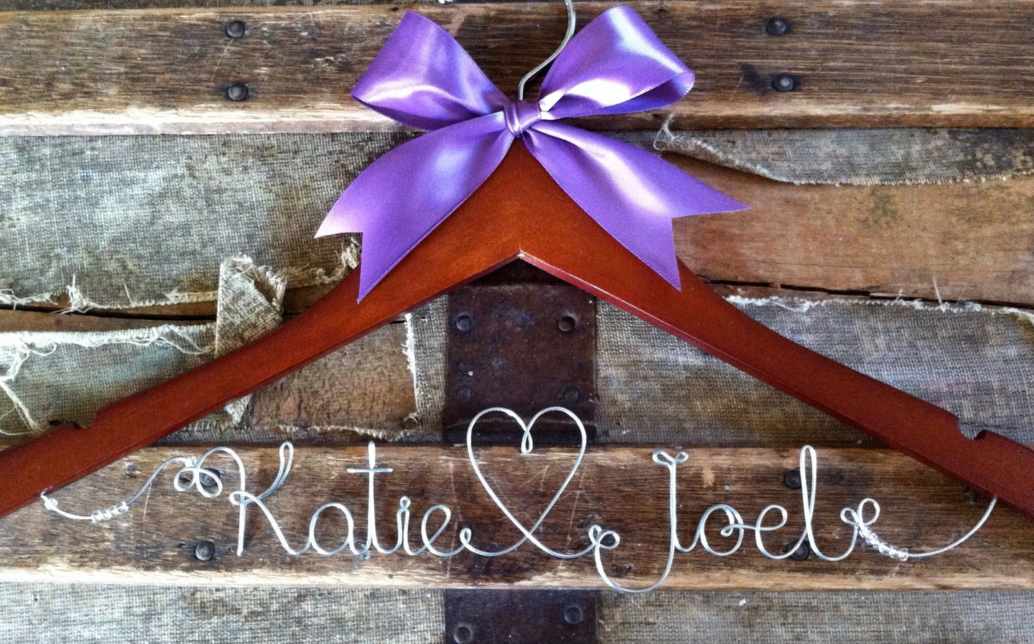 Personalized Bridal Hanger, Custom Wedding Dress Hanger, for Bride, a lovely gift for Bridesmaid or Graduate