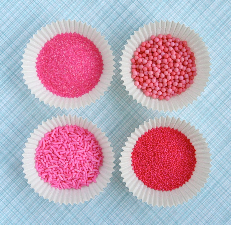 Pink Sprinkle and Sugar Mix for Decorating Cupcakes and Cookies (8 ounces) Il_170x135