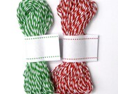 Christmas Mix Bakers Twine - Maraschino Red and Peapod Green - 2 packs (30 yards) Il_170x135