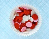 Red, Pink and White Jumbo Quins for Decorating Cupcakes, Cookies and Cakes for Valentine's Day (3 ounces) Il_170x135