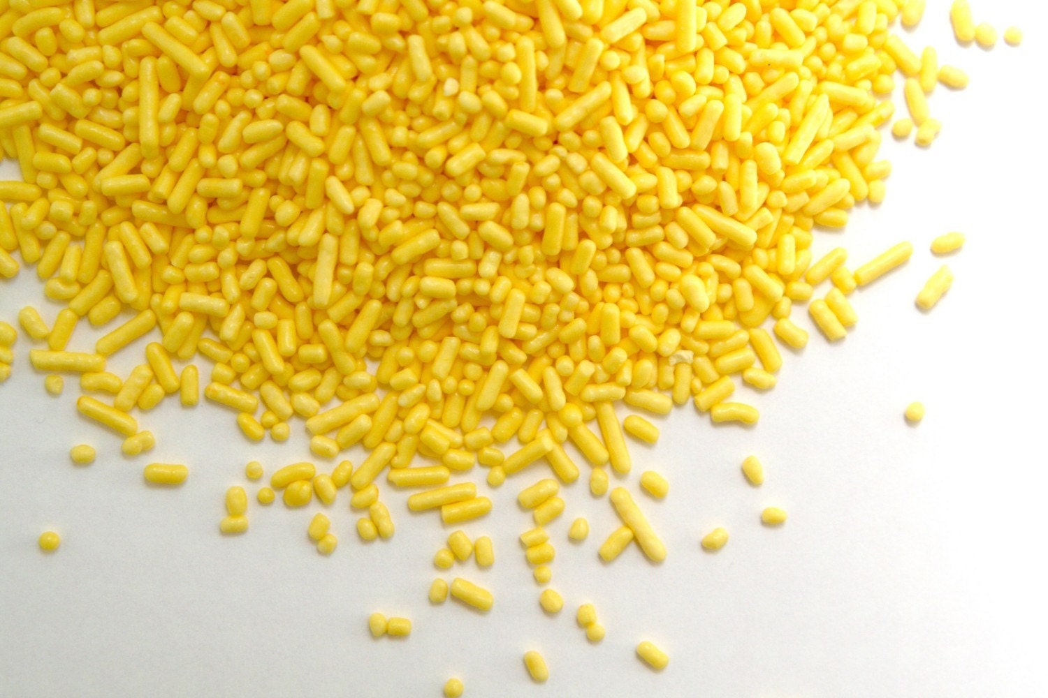 Yellow Sprinkles Jimmies for Cupcake and Cake Decorating (4 ounces) Il_570xn