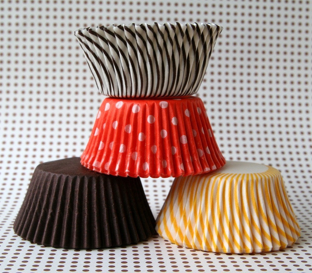 Fall or Thanksgiving Mix Cupcake Liners (60) Il_570xn