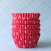 MINI Pink Polka Dot Cupcake Liners (60)