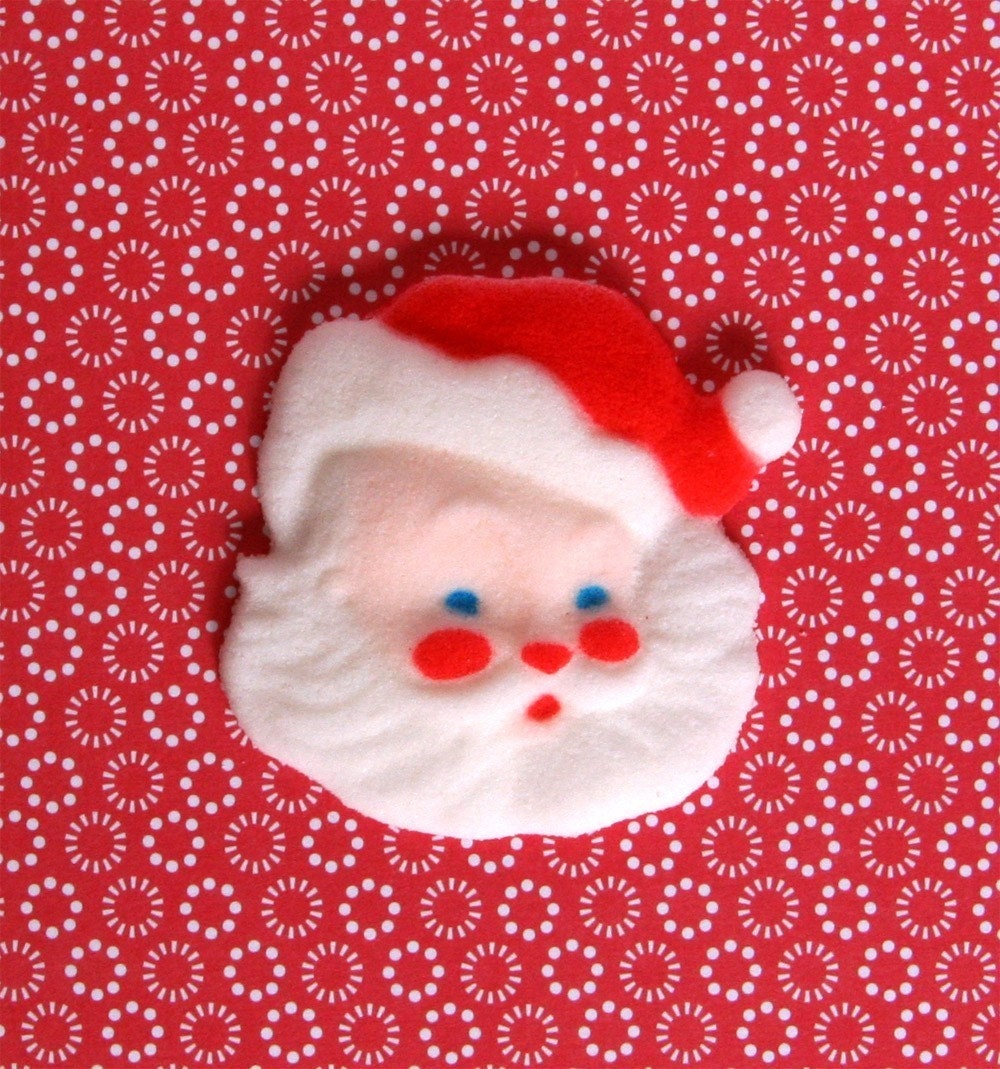 Santa Edible Sugar Decorations to Decorate Cupcakes and Cakes (6)