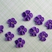 Small Royal Icing Violets to Decorate Cupcakes and Cakes (24)