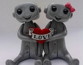 LOVE Robot Cake Topper