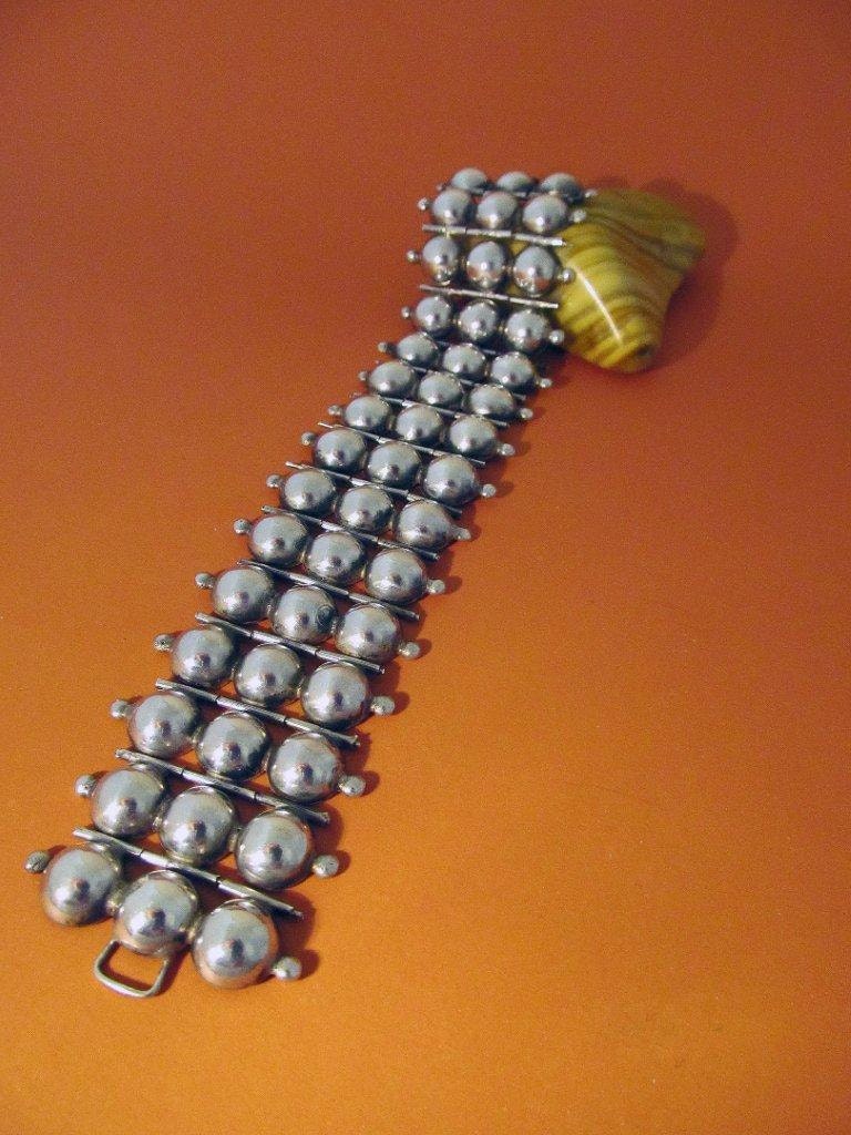 Vintage Mexican Bracelet Silver