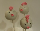 Pink Baby Chicken Cake Pops