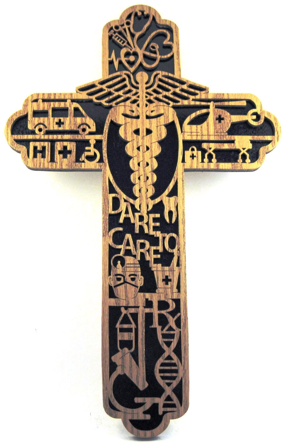 Healthcare cross scroll saw cut--27cr