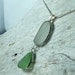 Sea Glass Drop pendant, sea glass pendant, necklace, genuine sea glass, sea glass jewelry, beach wedding