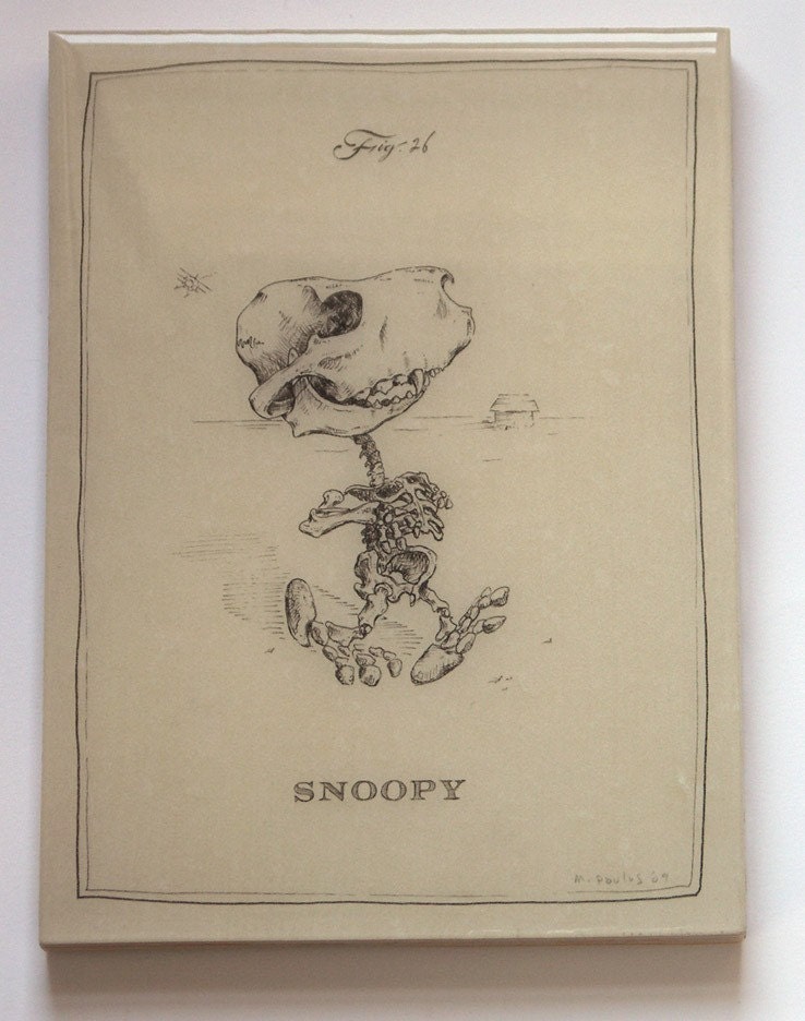 Snoopy Skeleton (Panel)