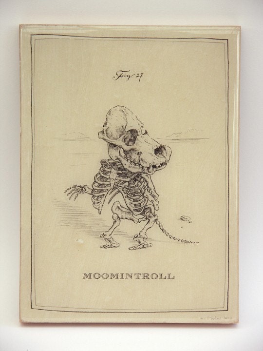 Moomintroll Skeleton (Panel)