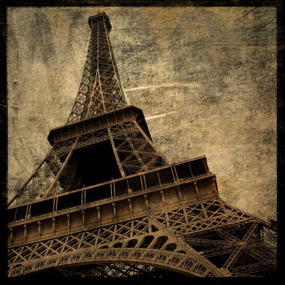 City of Love Art - Eiffel Tower Photo No. 2 - 8 in x 8 in Fine Art Photography Print - Paris Photography - Eiffel Tower Decor - Gift for Mom