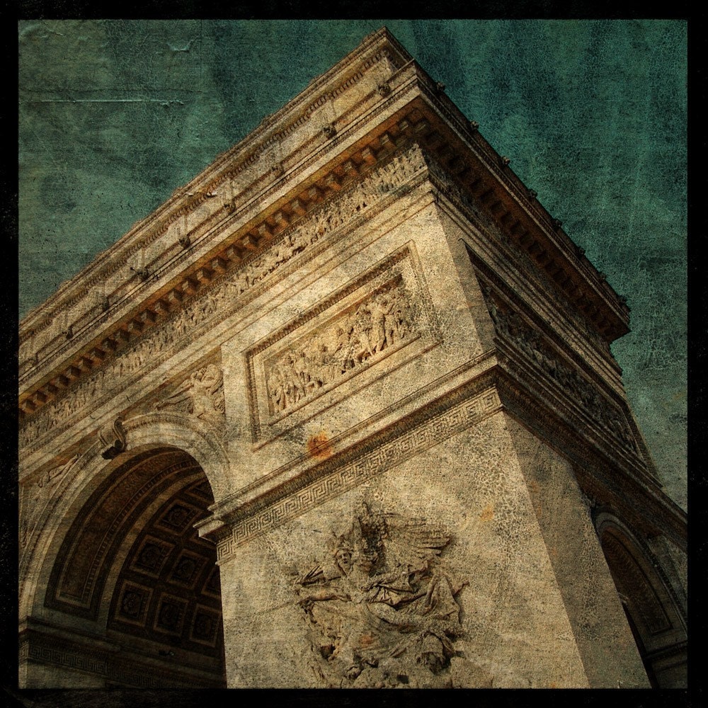 Arc de Triomphe Photo No. 2 - 8 in x 8 in Fine Art Photography - Paris Photography - Paris Decor - Arc De Triomphe Art - Mothers Day Gift