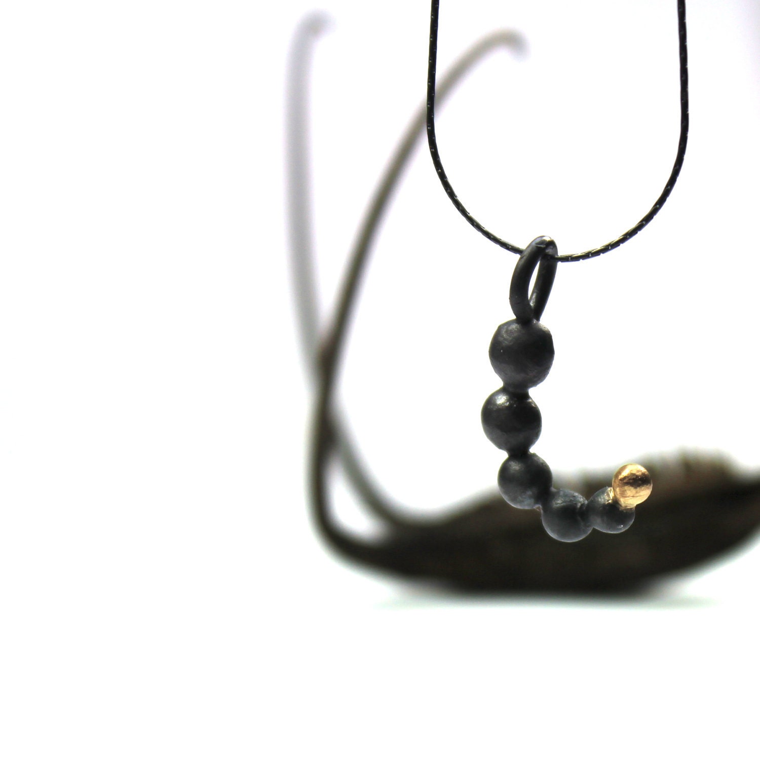 Silver Gold Scorpion Tail Necklace - Scorpio