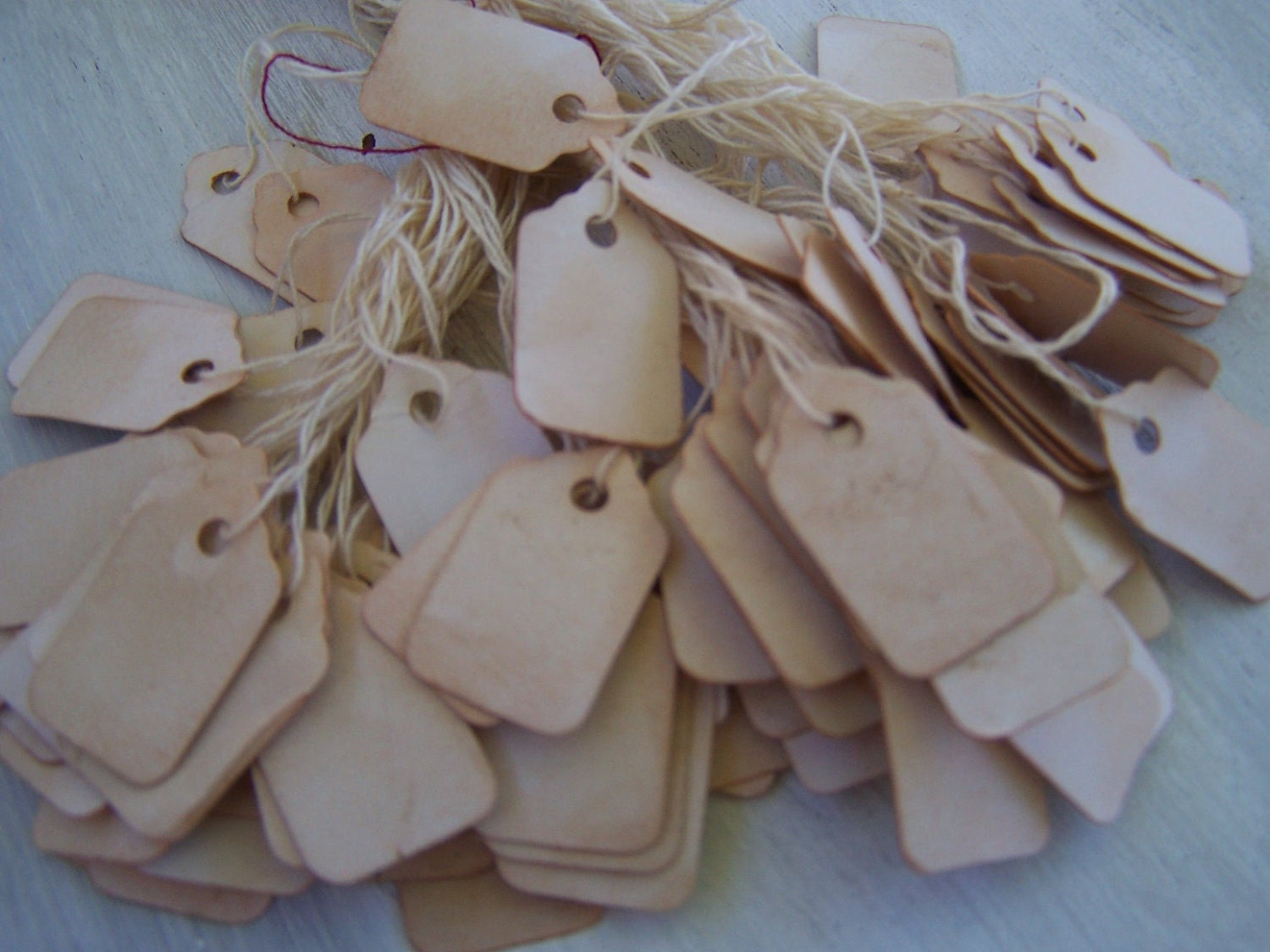 Wild Western Old fashion paper label tags  hanging  price tags 350x