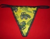 Womens JOHN DEERE Tractor G-String Lingerie Panty Underwear