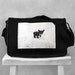 French Bulldog Messenger Bag - Black - Canvas Bag