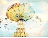 Canvas Stretch Ride the Sky - Coney Island Canvas Print 12x16