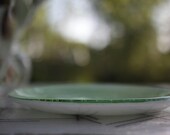 Fused Glass Tray - Palest Green