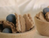 Felt Food Oatmeal N' Berries - Wood and Wool Play Set