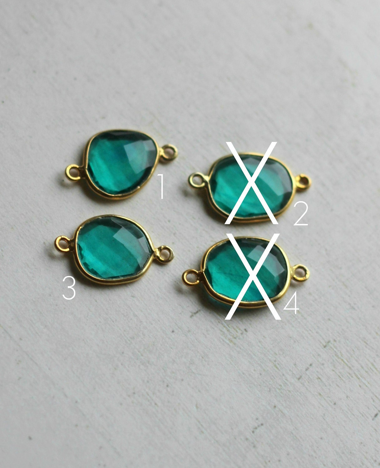 Hush /green quartz, vermeil & 14k gold filled necklace