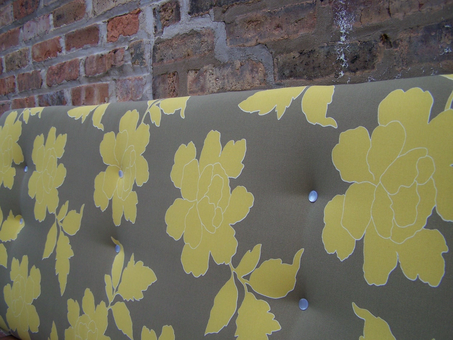 Custom Upholstered Queen Headboard (RESERVED for Abby)