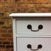 Vintage Desk In Crisp White