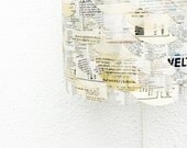 old dictionary lamp