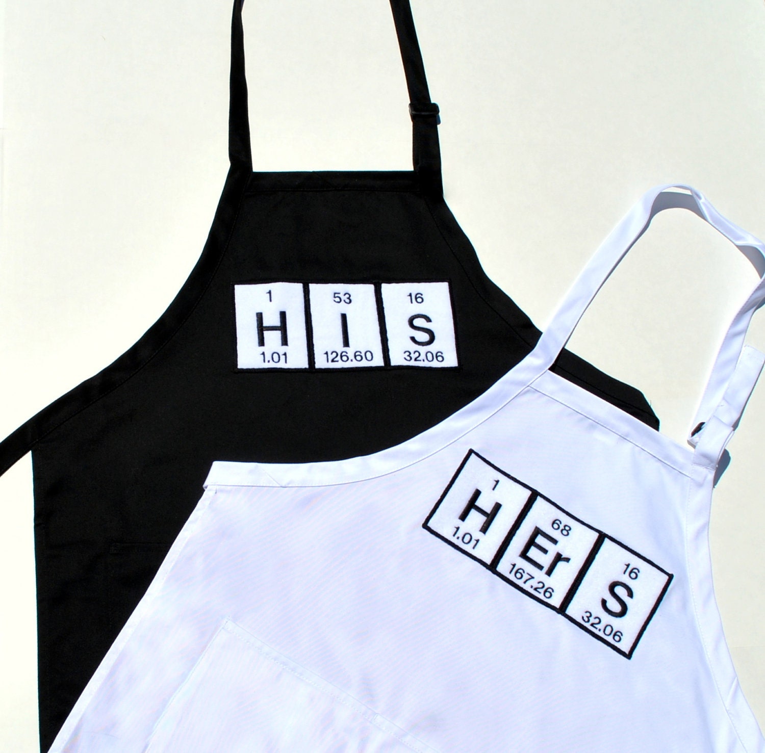 Periodic Table His and Hers Apron Set