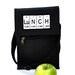Geeky Chemistry Lunch Bag Black Neoprene Insulated with Adjustable Strap