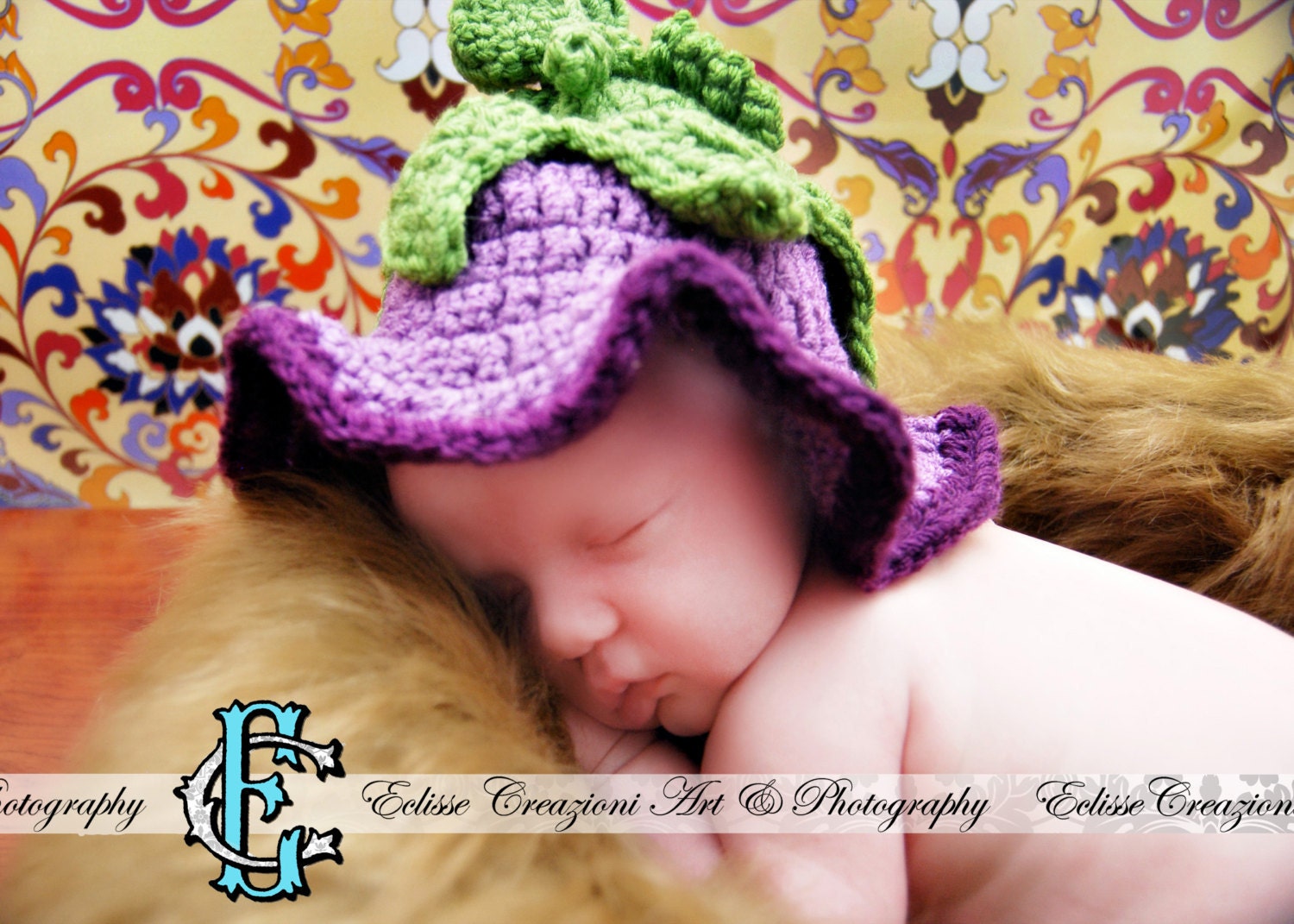 Bell Flower Sun Hat Choose your colors