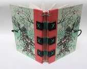 Eco Friendly Journal or Sketchbook from Recycled Vintage Book Covers - Rebound Upcycled - Abstract - Handmade