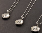 Personalized Jewelry - Sterling Silver Initial Necklace