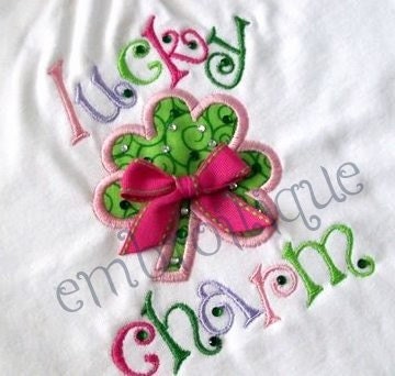 shamrock applique