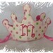 Princess Crown Party Hat - All done In the Hoop - Easy to read PDF and Embroidery Design - Step by step machine applique