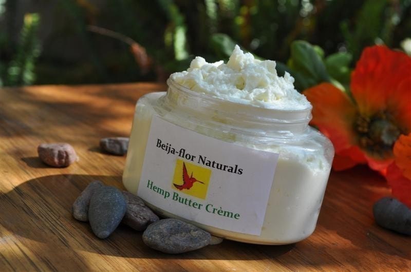 Organic Whipped Body Butter and Natural Hair Moisturizer Hemp Buttercream