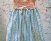 Heirloom Melon Long Baby Dress Size 6 - 12 Months