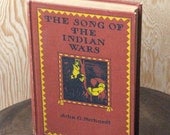 SALE // Vintage Book - The Song of the Indian Wars (1925)