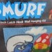 Smurf VINTAGE Wonderart Latch Hook Wall Hanging Kit New Old Stock
