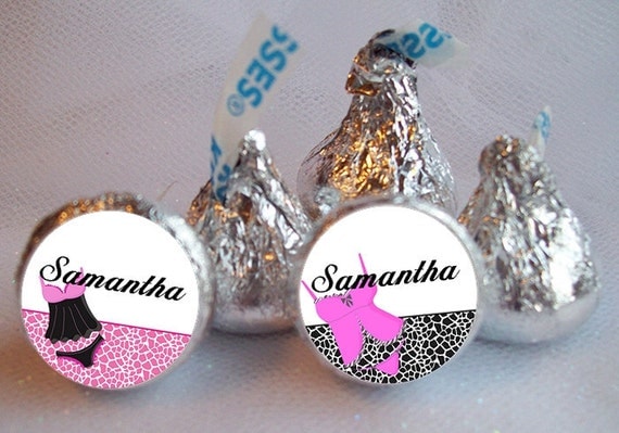 216 Hershey's Kiss Stickers, Bridal Shower, Lingerie Party, Bachelorette Party Il_570xn
