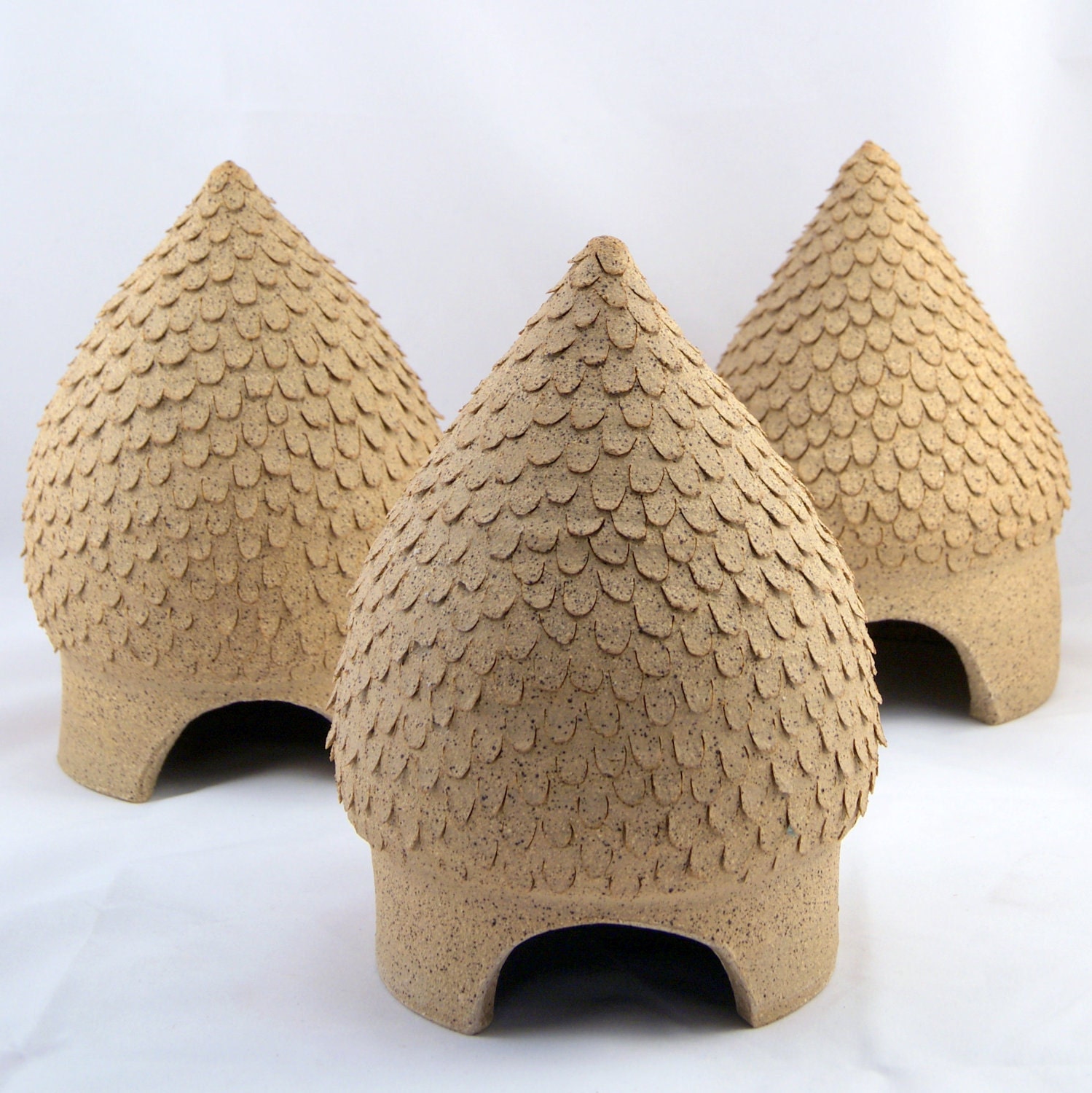 It Takes a Village - 3 Wee Toad Houses - Ready to Ship