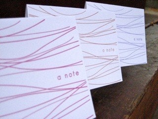 SALE- Waves Blank Note Cards-Pack of 6