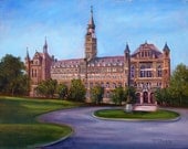 Giclee of The Healy Building at Georgetown University