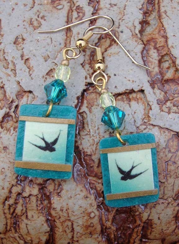 Sweet Swallow Earrings