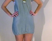 Tweedy Mint Green Mini with Organza Bow and Glass Bead Embellishments-One of a Kind