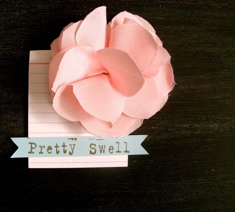 Custom Fabric Flower Hair Pin